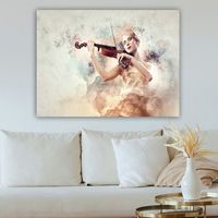 pintura decorativa lienzo 13930706970100 multicolor 70x100 cm