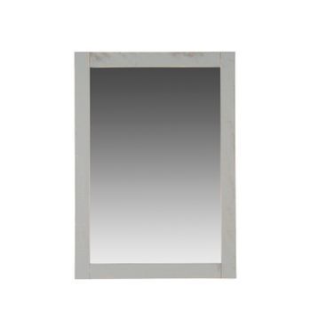 Espejo De  Pared Madera Reciclada Klast Home Natural 60 X 90 Cm - Gris