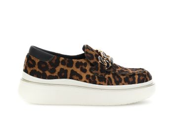 mocasines de piel efecto poni maculated 36