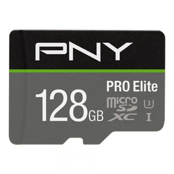 PNY Pro Elite microSDXC 128GB UHS-I U3 Clase 10