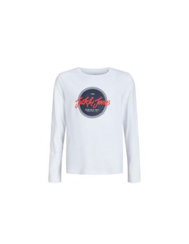 Camiseta Jack and Jones Jjurban Ls Crew Neck White Infantil