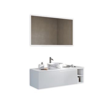 Composición Baño 5 Piezas Venere Blanco En Mdf