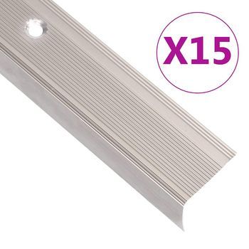Perfiles De Peldaños Forma De L 15 Uds Aluminio Champán 90 Cm Vidaxl