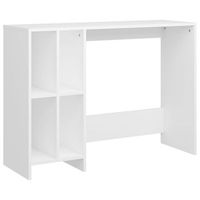 escritorio notebook madera contrachapada blanco 1025x35x75 cm vidaxl