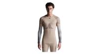 maillot de manga larga x bionic invent graphics beige gris  hombre
