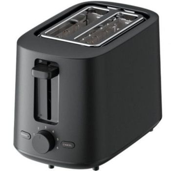 Tostadora Xiaomi Negro ranura ancha 930W mini horno funciones múltiples 280x160x186mm