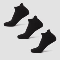 calcetines de entrenamiento unisex de mp paquete de 3 - negro - uk 9-11