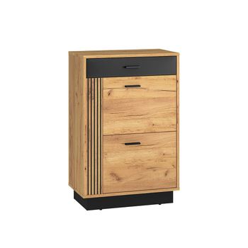 Mueble zapatero 2 puertas 1 cajón fachada de mdf madera