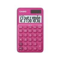 calculadora de bolsillo casio sl-310uc-rd 10 digitos solar y bateria fucsia