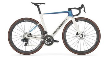 Bicicleta de carretera megamo pulse 07 sram rival axs 12v 700 mm blanco azul 2026