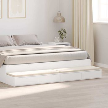 Cajones De Cama - Mueble De Almacenamiento - Madera De Ingeniería (200x36.5x16.5cm)