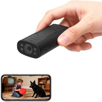 Mini Cámara WiFi Inalámbrica Súper Pequeña - Cámara de Seguridad para el Hogar con Detección de Movimiento, Cámara de Monitoreo Remoto para Mascotas
