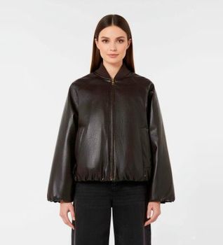 Weekend Max Mara para mujer. 2525486042600 Cazadora Potente marrón (44), Casual, Viscosa