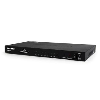 Splitter HDMI Gembird DSP-8PH4-03 8 salidas Full HD 3D Acero Negro