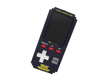 Consola retro portátil - My Arcade Pixel Pocket Pro Space Invaders, Llavero