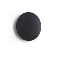 exo lighting - aplique de pared circular  ip20 led smd 28w  3000k negro
