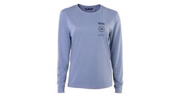 Camiseta de manga larga de mtb para mujer ion s ionic dr azul