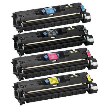 Compatible Multipack Canon LaserShot LBP-5200 Printer Toner Cartridges (4 Pack) -9287A003AA