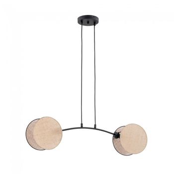 Lámpara de techo letiva natural (2 luces)