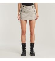 g-star para mujer d26170-d715-1214 skorts corte regular beige 31 casual algodon