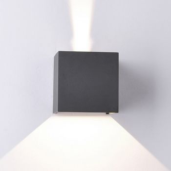Aplique de exterior led davos 4000k (2x6w)