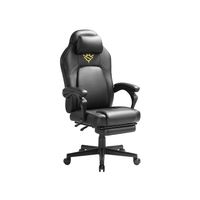silla de juegos ergonomica negro tinta