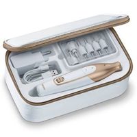 set de pedicura y manicura mp 64 10 piezas blanco beurer