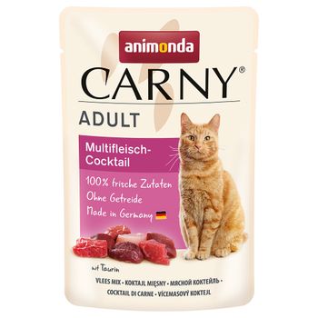 animonda Carny Adult 24 x 85 g en bolsitas - Pack Ahorro - Cóctel de carne