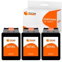 pccom essential hp 301xl cartucho tinta compatible negro pack 3
