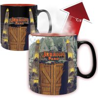taza magica jurassic park puertas parque tiranosaurio rex termica 460 mls