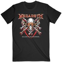 megadeth tops y camisetas killing is my business para mujer