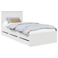 estructura de cama con cajon 90 x 200 cm madera ingenieril vidaxl
