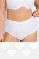yours juego 5 bragas altas blancas