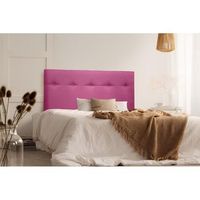 cabecero cama sevilla tapizado tejido antimanchas fucsia 165x70cm