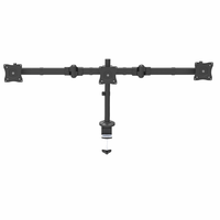 monitor arm - triple - deskmount - steel