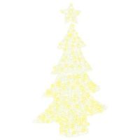 arbol de navidad 100 led blanco calido 120 cm acrilico vidaxl