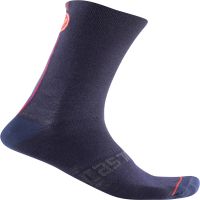 castelli racing stripe 18 socks - sm - savile blue