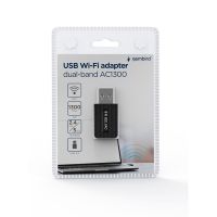 adaptador usb wifi gembird ac1300 dual band usb 30 867 mbps 2x2 negro