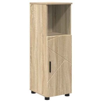 Gabinete De Baño Roble Sonoma 30 X 35 X 95 Cm Vidaxl