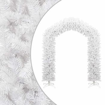 Árbol De Navidad En Arco Blanco 270 Cm Vidaxl