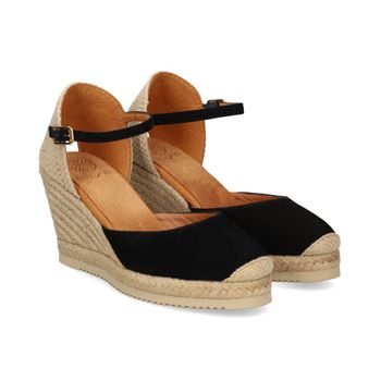 Unisa Alpargatas Mujer - Negro Talla 37