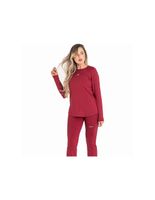 camiseta de fitness ditchil long sleeve diva mujer rojo