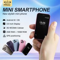 servo 15se mini telefono inteligente 3g wcdma sistema android con doble sim pantalla de 30 pulgadas ram de 2gb rom de 16gb gps camara linterna desbloqueo facial telefono movil pequeno