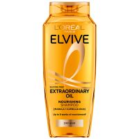 loreal paris elvive extraordinary oil nourishing shampoo with marula  camellia oils for dry hair 500ml