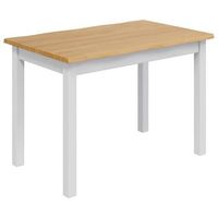 mesa de comedor ekai blanco 112 x 70 x 765 cm vidaxl