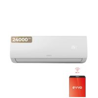 aire acondicionado evvo split inverter frio-calor con wifi eficiente y silencioso funcion friocalor r 9000 a 24000 btu