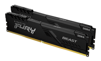 memoria kit 16 gb 2x8 gb ddr4 3200 kingston fury beast black cl16