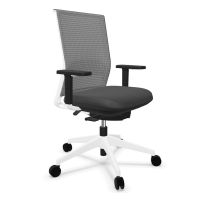 actiu stay serie 30 silla de oficina respaldo tejido tecnico string blancagris