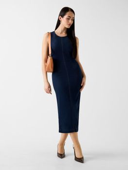Vestido Midi Mezcla De Lyocell