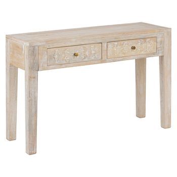 Consola De 2 Cajones Shirel Mango L120cm